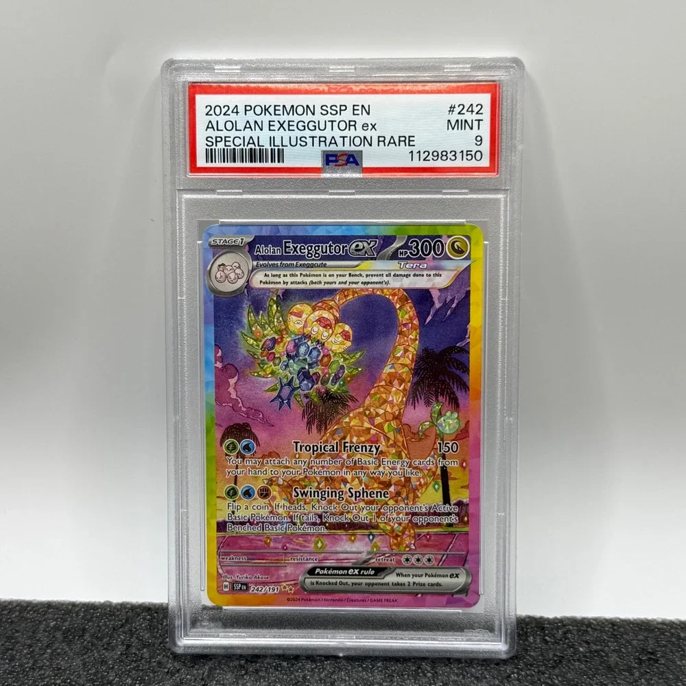 Pokemon Alolan Exeggutor ex 242/191 Surging Sparks PSA 9 Special Illustration